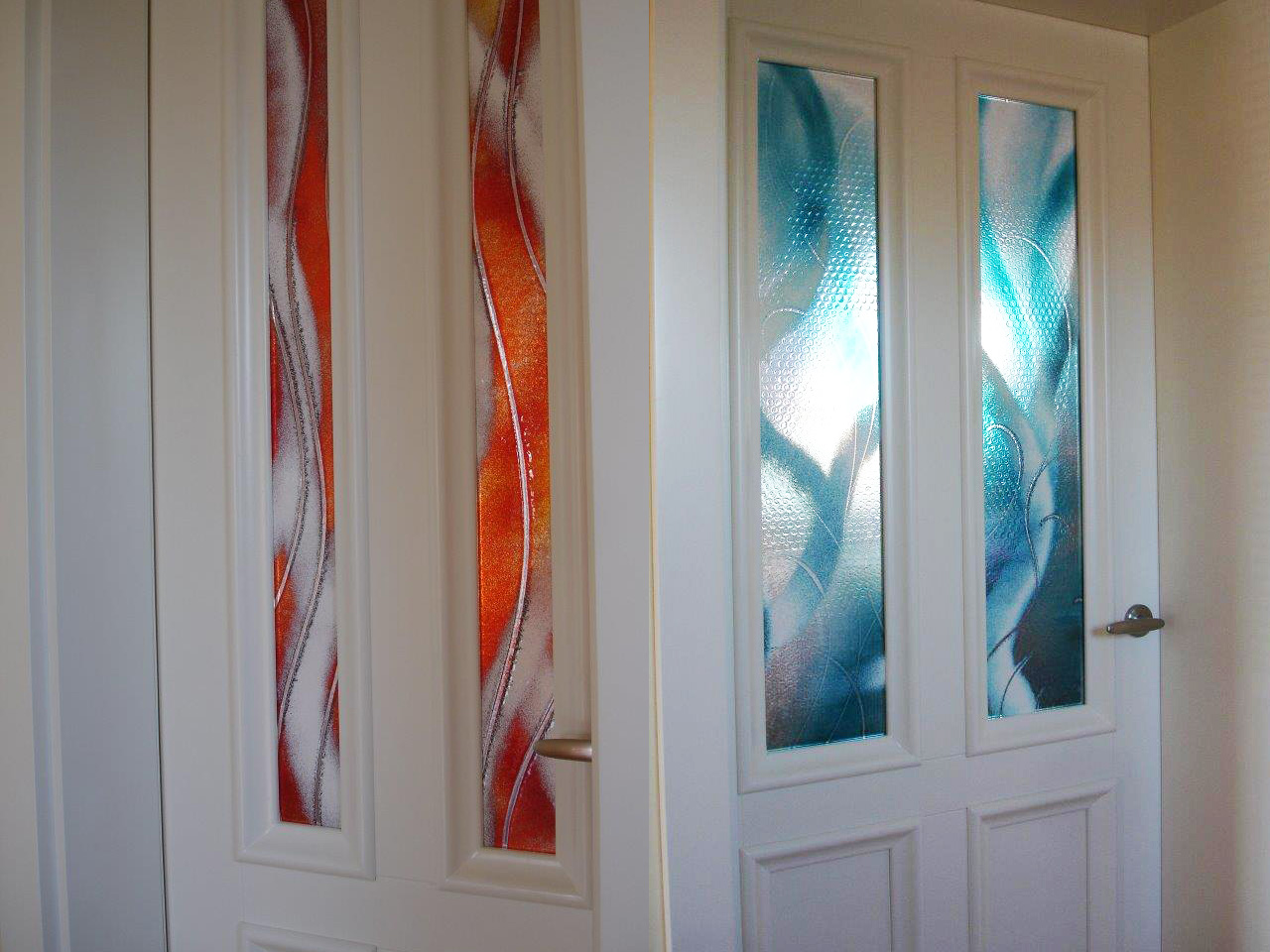 glass in interiorsGlass doors pannels
